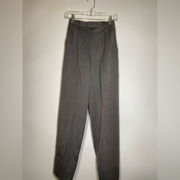 80s VTG Saint Laurent Wool Trousers - Picture 3 of 17